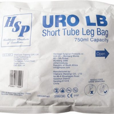 Uro Short Tube Legbag 750ml