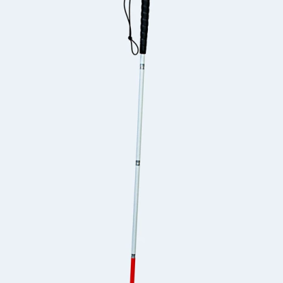 Ambutech Folding Cane (Black accent hook-on in marshmallow white )