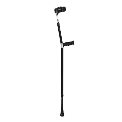 Crutch Elbow Black Handle Economical