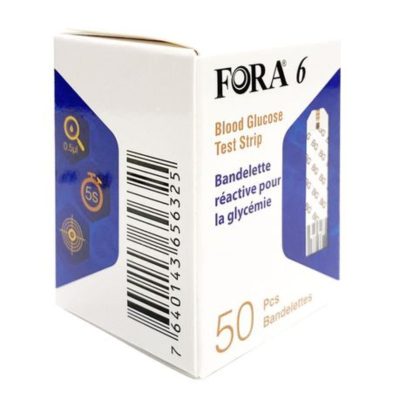 Fora 6 Blood Glucose Strips 50's