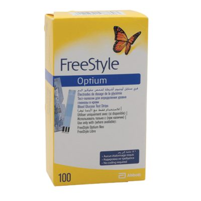 Freestyle Optium Test Strips 100