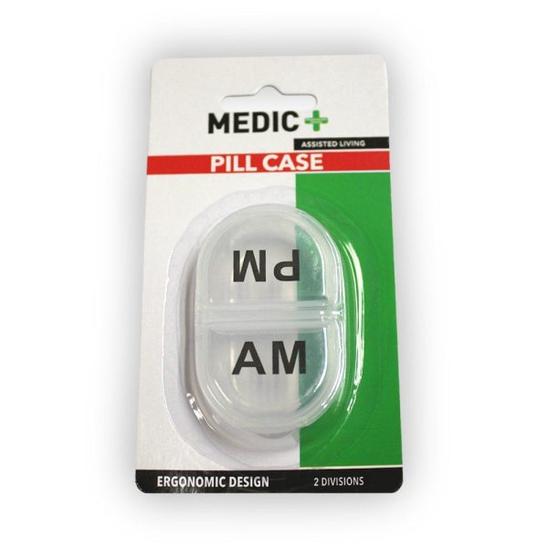 Pill Box 2 Division Am/Pm Clear