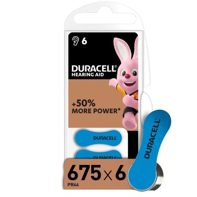 Duracell Hearing Aid Batteries Size 675-6's