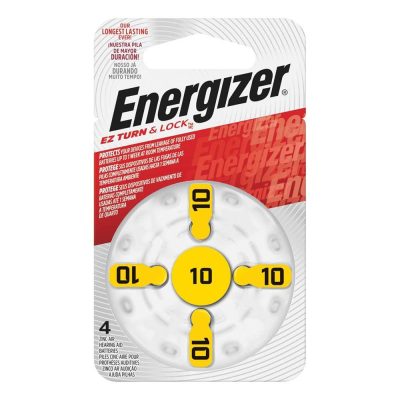 Energizer Batteries Hearing Aid Size az10-4's