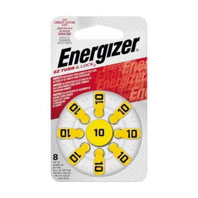 Energizer Hearing Aid Batteries Size 10-8 Pack