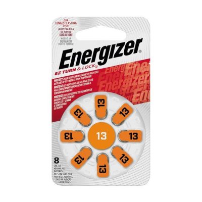 Energizer Hearing Aid Batteries Size 13-8 Pack