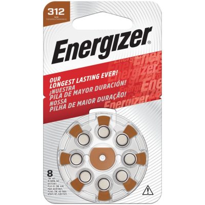 Energizer Hearing Aid Batteries 312-8pack