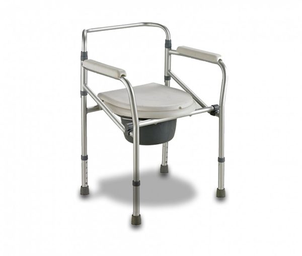 Folding Aluminium Commode