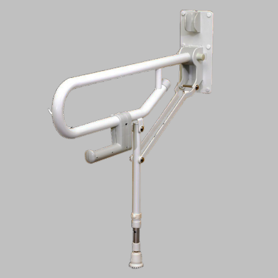 Hinged Grab Rail With Leg