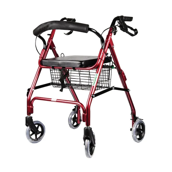Medic Rollator 4wheel Aluminium With Hand Brake