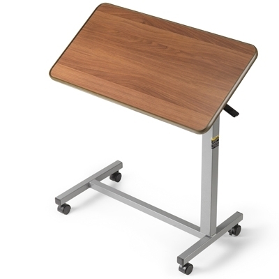 Over Bed Table With Tilt Top