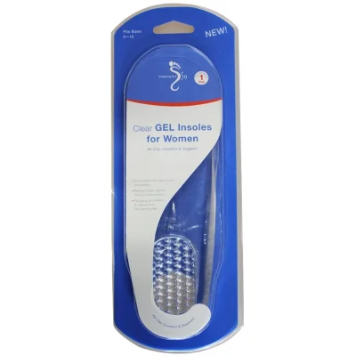 Stepping Out Insoles Comfort Clear Women Size 5-10