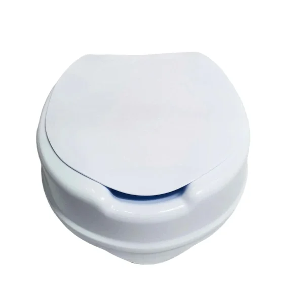 Toilet Seat Raiser - 4 Inch With Lid - Image 2