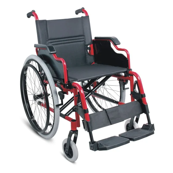 Wheelchair Aluminium Standard Detatchable Arm & Foot Rest 100kg